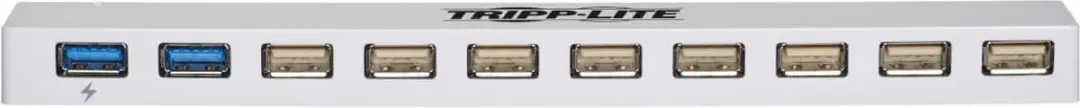 Tripp Lite U360-010C-2X3 USB Hub 10 Poorten - Wit