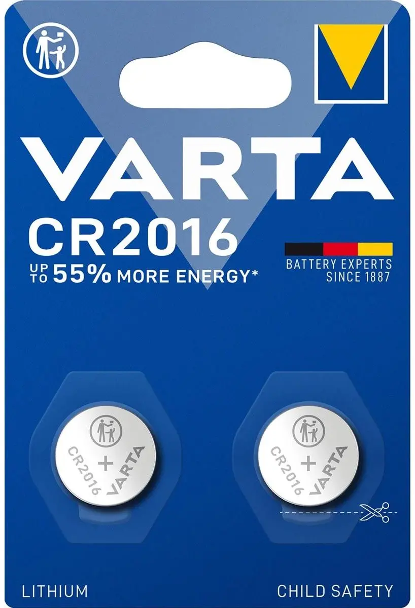 Varta CR2016 Knoopcelbatterij