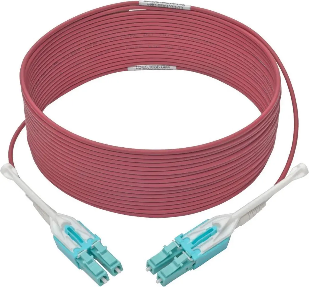 Tripp Lite N821-09M-MG-T Glasvezelkabel 9m OM4 LC - Magenta