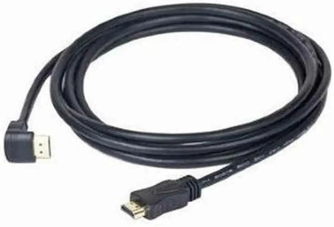 Cablexpert CC-HDMI490-6 HDMI-kabel - Gehoekte connector - Zwart