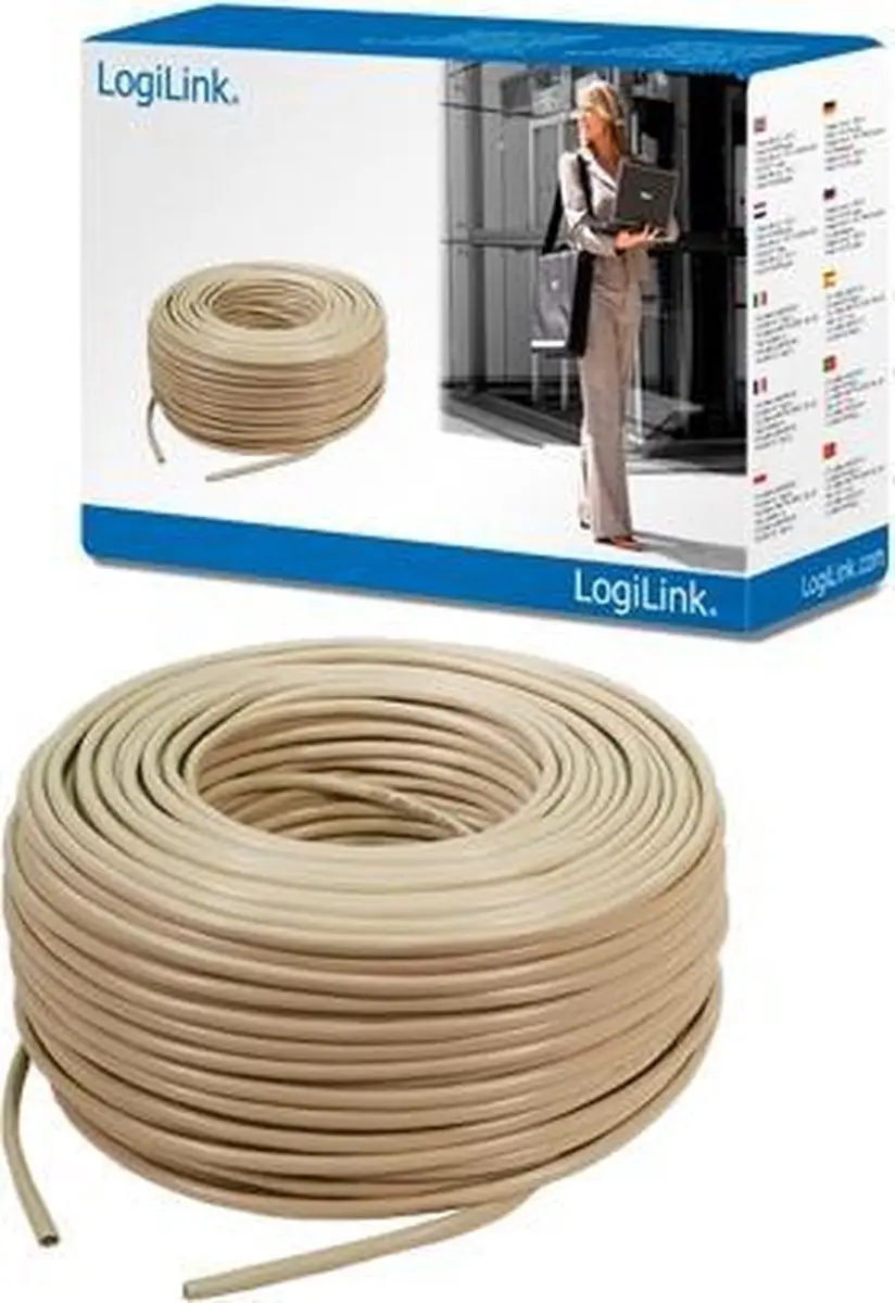 Logilink 111648 Netwerkkabel 305m - Grijs