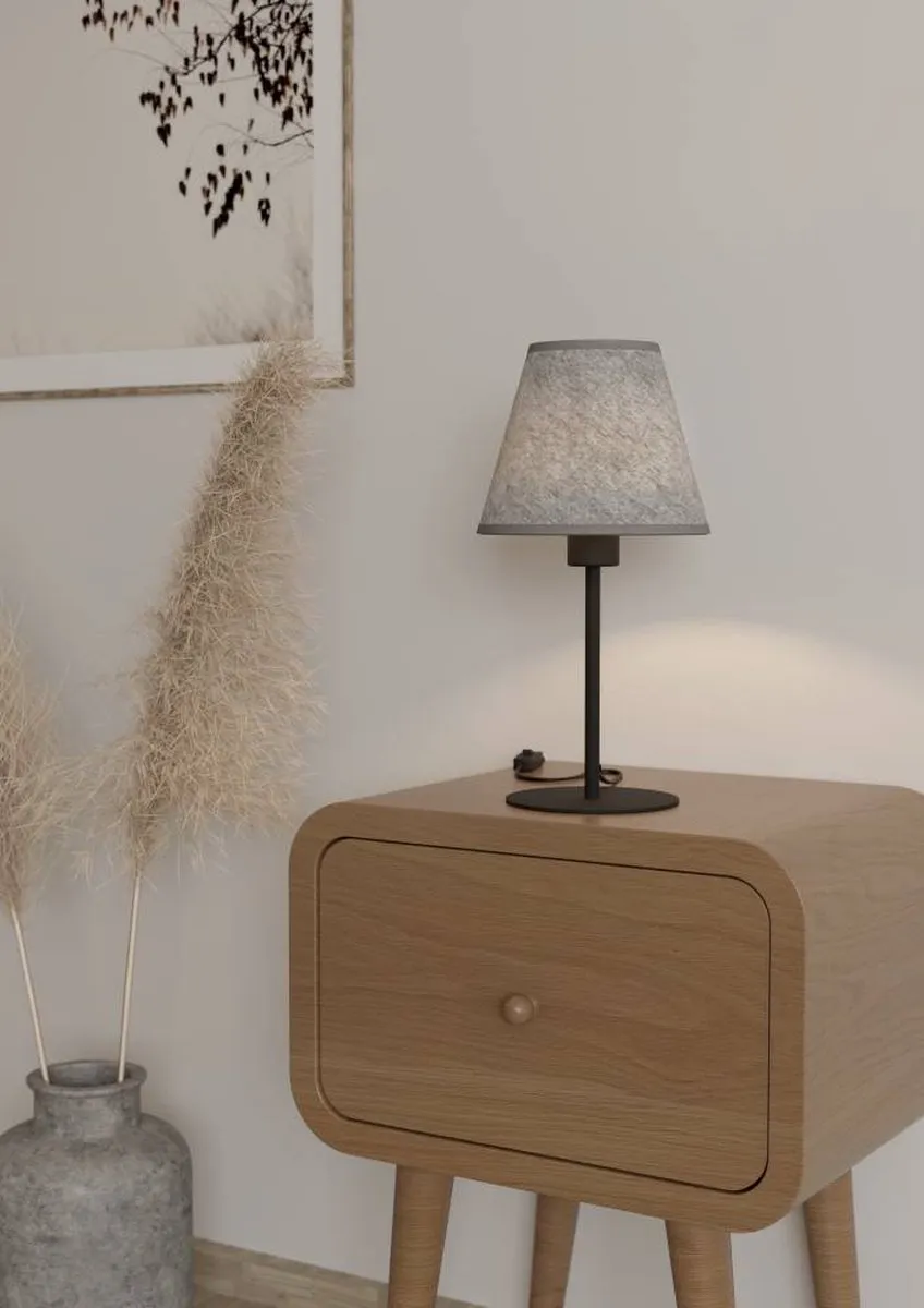 Eglo Alsager Tafellamp E27 - 39,5 cm - Zwart - afbeelding 6 van 6
