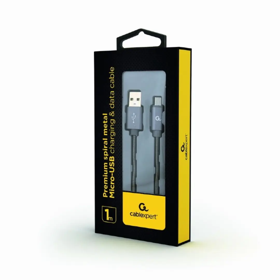 Cablexpert Premium micro-USB Kabel 1m - Metallic Grijs