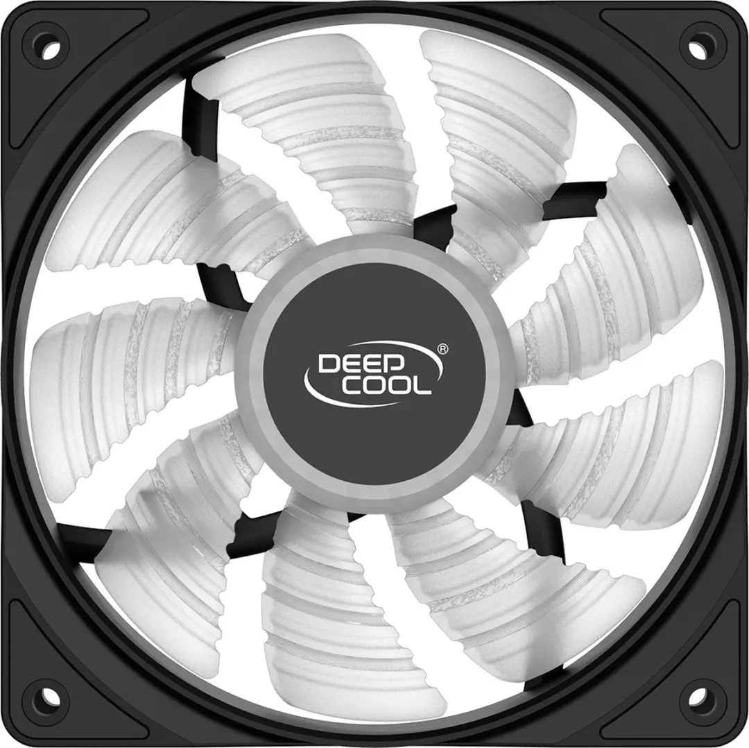 DeepCool RF120 DP-FLED-RF120-WH Ventilator 120mm - Zwart