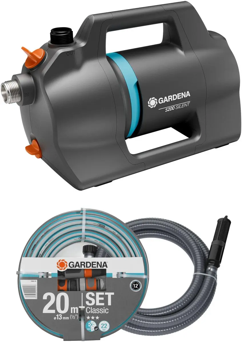 Gardena Besproeiingspomp 5200 Silent Set