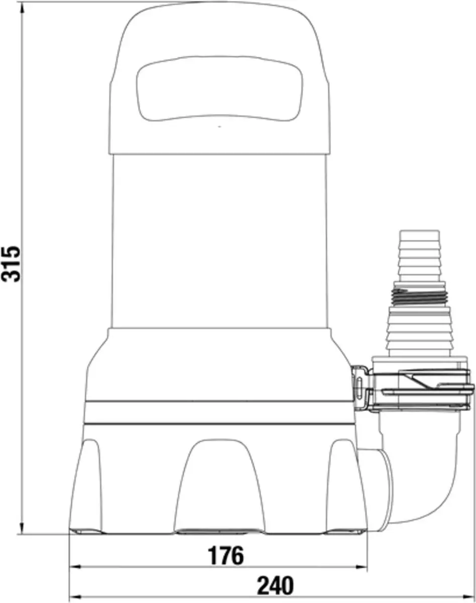 Gardena Dompelpomp 11000 1100 l/h - 450W