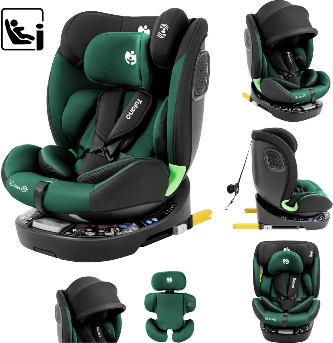 Tulano Loom 35 Kinderautostoel ISOFIX RWF Groen
