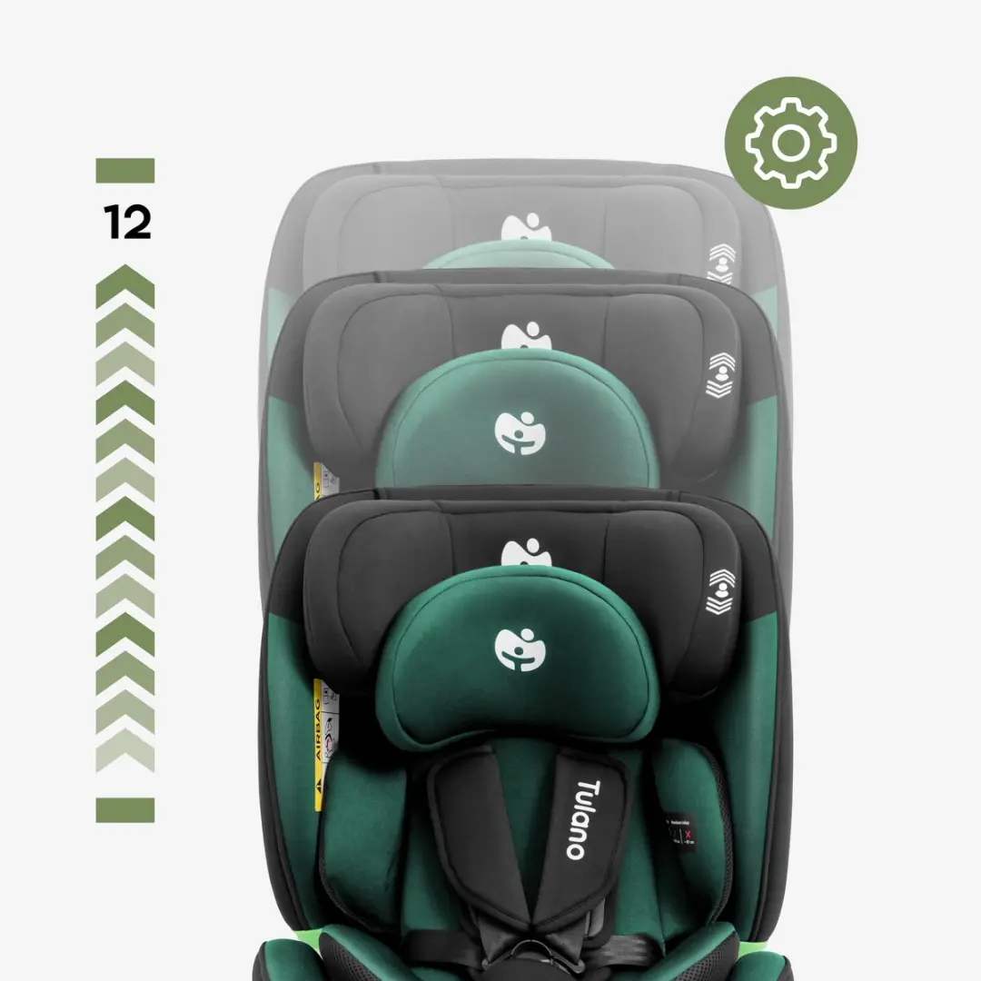 Tulano Loom 35 Kinderautostoel ISOFIX RWF Groen
