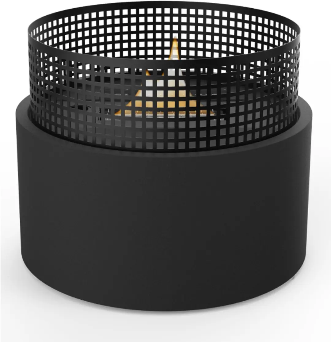 Tenderflame Plettenberg Design Haard - 2000W - Schwarz