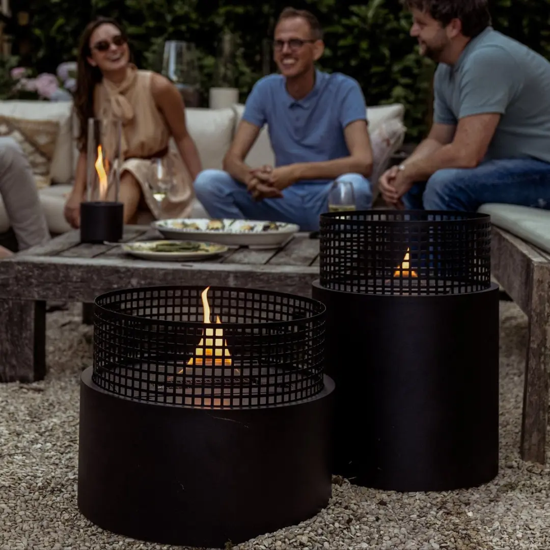 Tenderflame Plettenberg Design Haard - 2000W - Schwarz