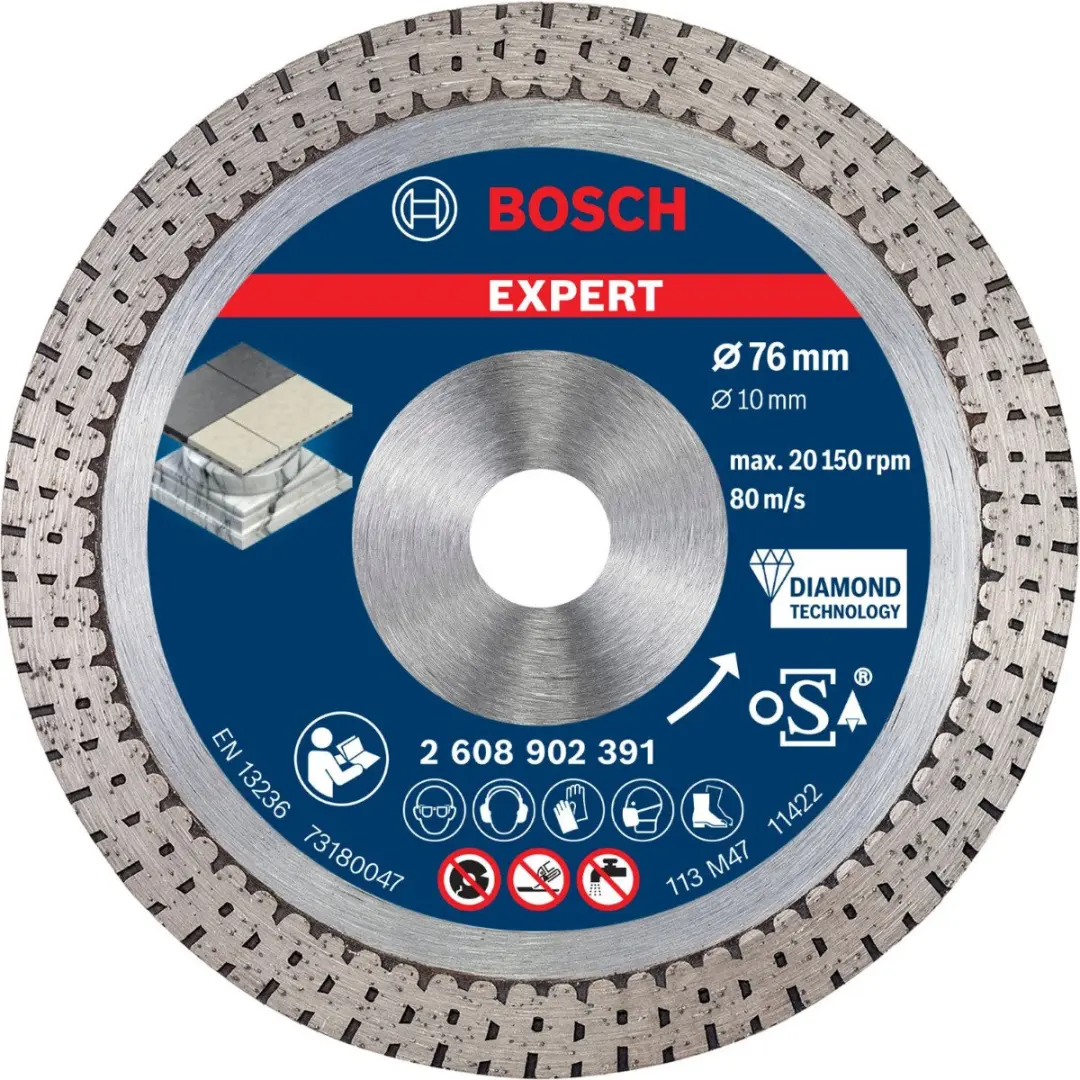 Bosch Professional EXPERT HardCeramic Diamantschijf 76mm