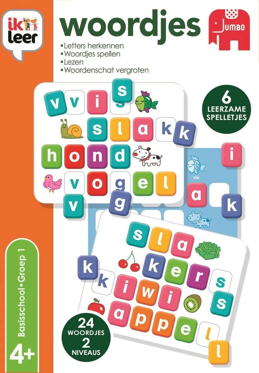 Jumbo Ik Leer Woordjes Educatief Spel - 1 Speler