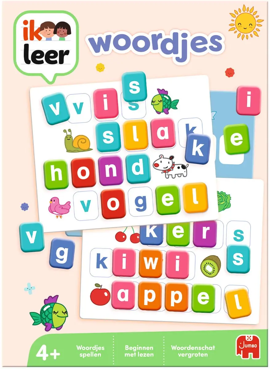 Jumbo Ik Leer Woordjes Educatief Spel - 1 Speler