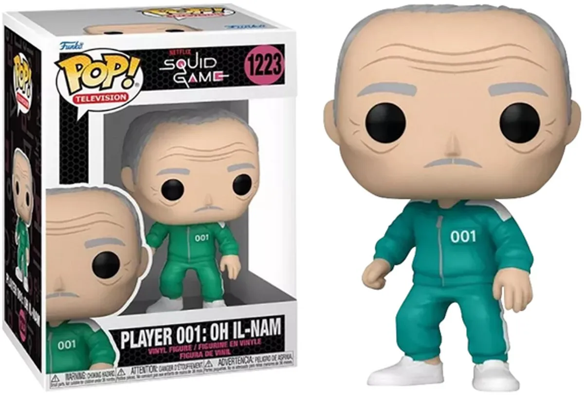 Funko Pop! Squid Game Il-nam 001 Verzamelfiguur - 9 cm - Multicolor