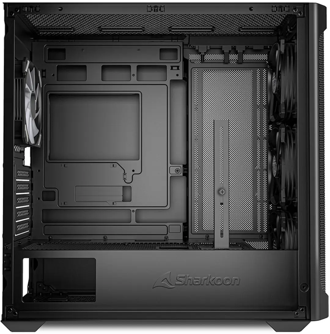 Sharkoon MK4W RGB Micro Tower - Zwart