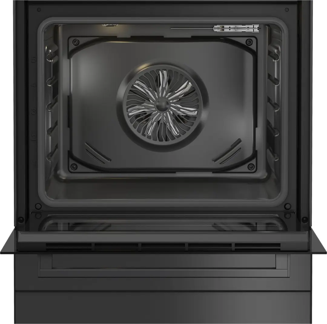 Beko FBM6701A Vrijstaand Fornuis - 4 Kookzones - Antraciet/Zwart