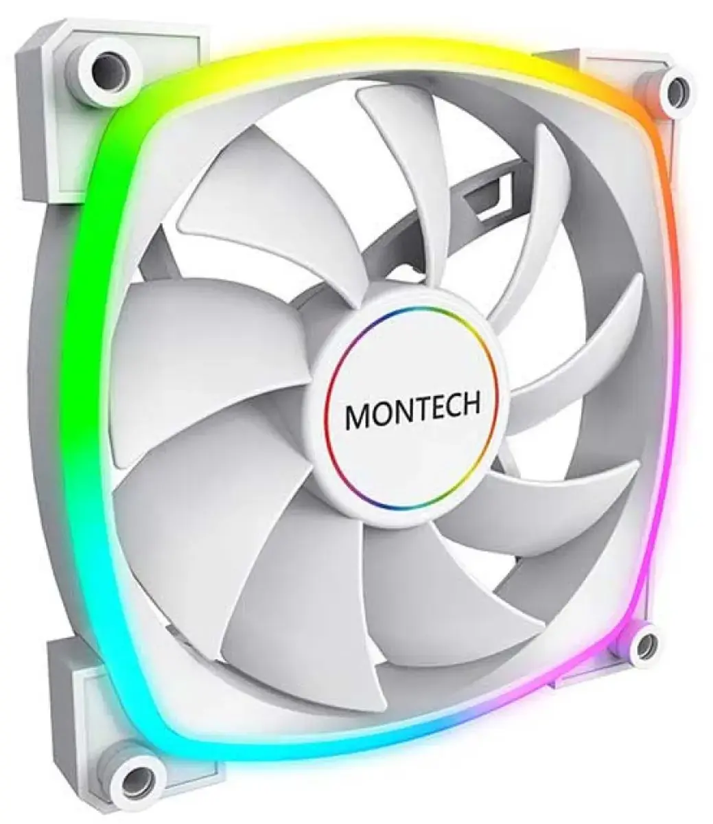 Montech AX140 PWM ARGB Ventilatorhuis 140mm - Wit