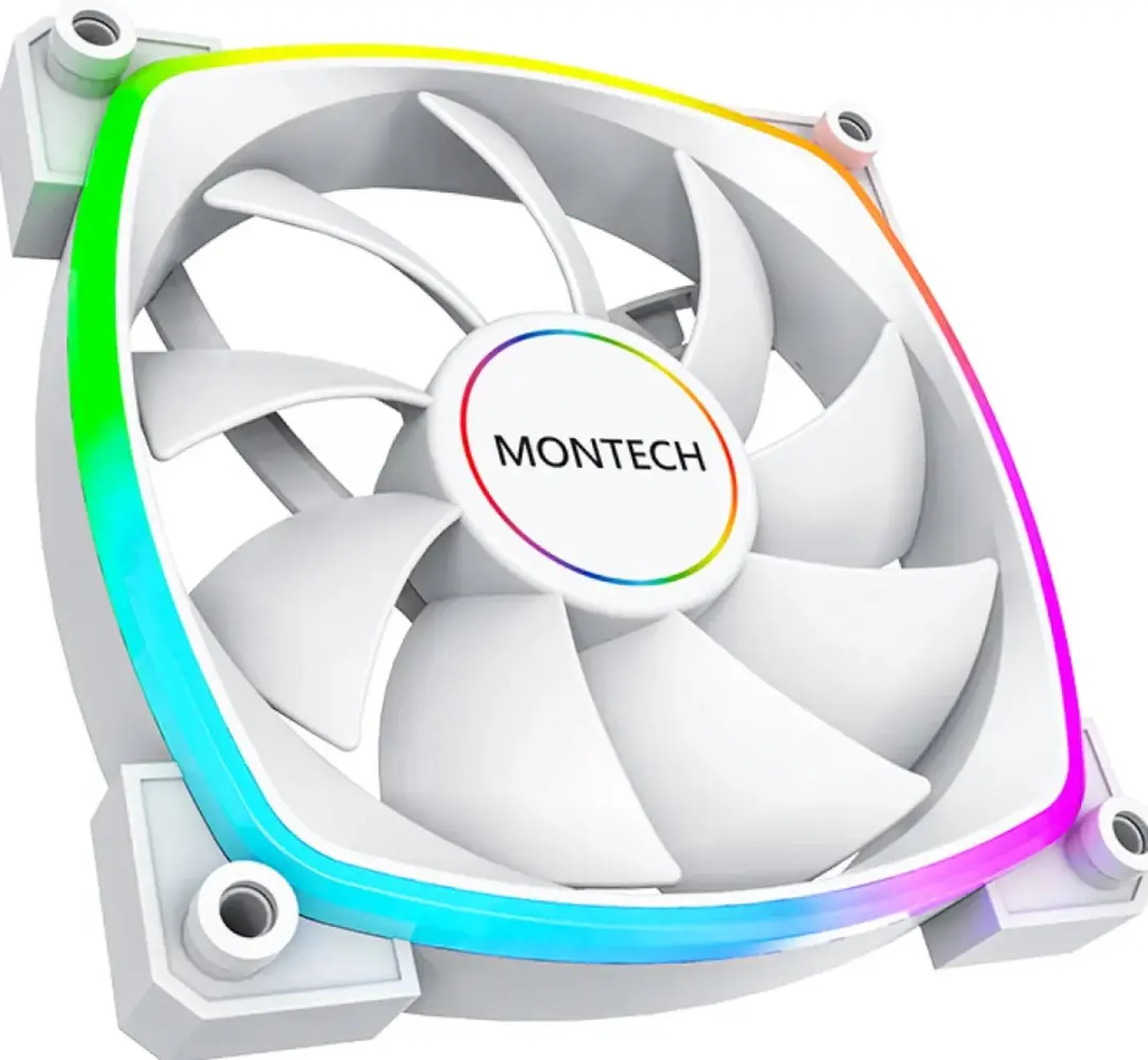 Montech AX140 PWM ARGB Ventilatorhuis 140mm - Wit