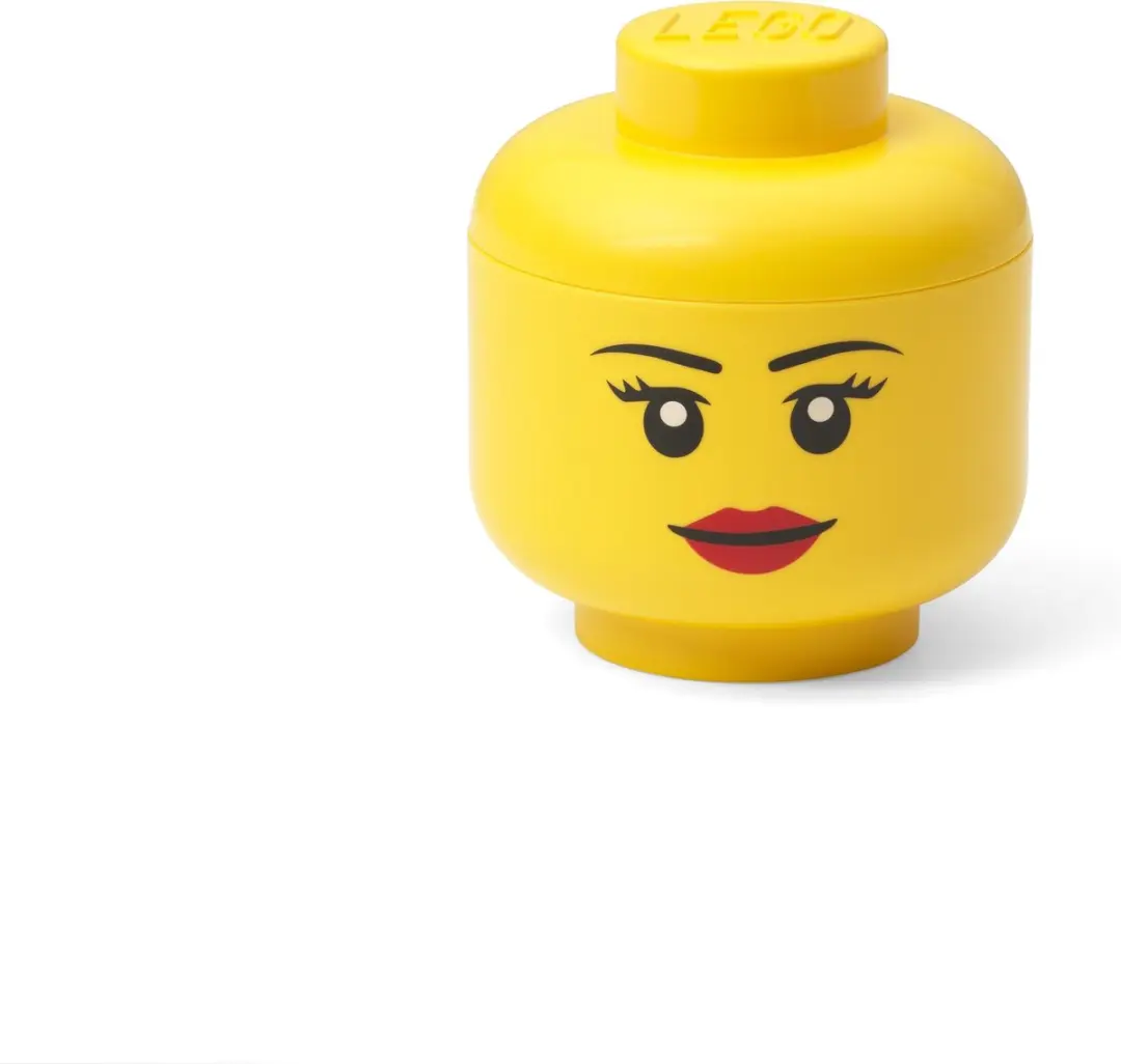 LEGO Opbergbox Girl Mini - Geel - 1.2L