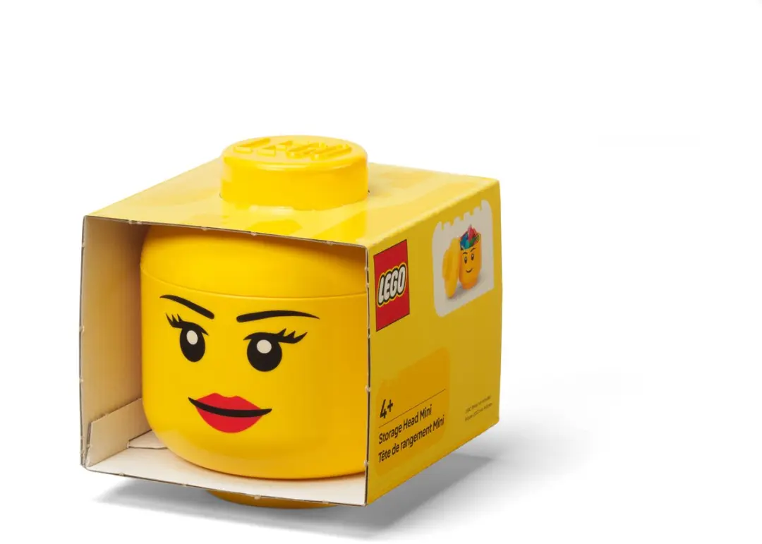 LEGO Opbergbox Girl Mini - Geel - 1.2L