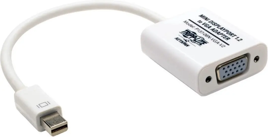 Tripp Lite P137-06N-VGA-V2 Mini DisplayPort naar VGA Adapter