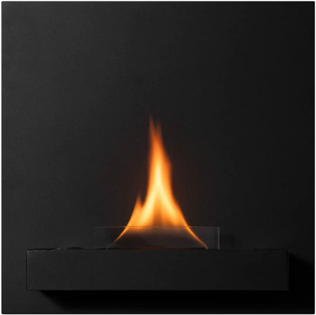 Tenderflame Square 180 Design Haard - 2000W - Schwarz