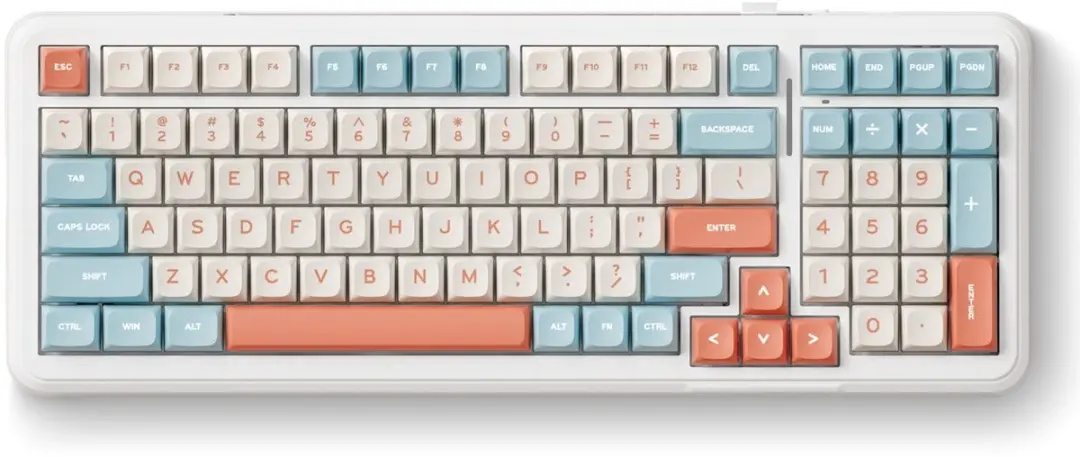 MCHOSE K99 Horizon Mechanische Toetsenbord - Hyacinth Oranje
