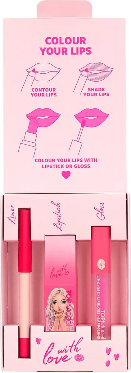 Depesche TOPModel Lippen Trio - 1.8ml - Roze