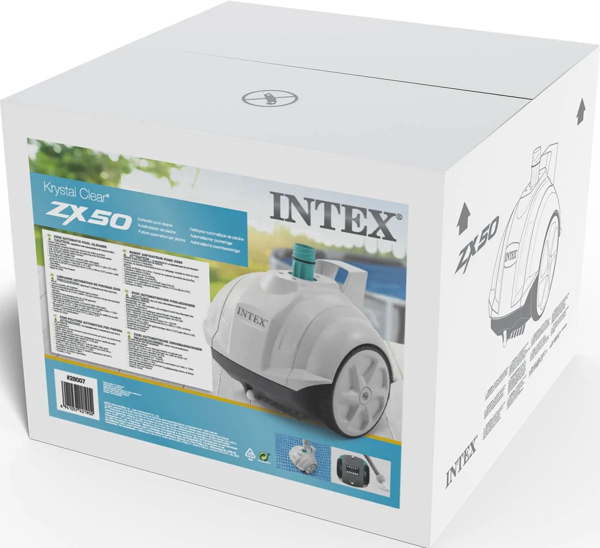 Intex Auto Zwembadreiniger ZX50 28007 - Wit/Grijs - afbeelding 6 van 6