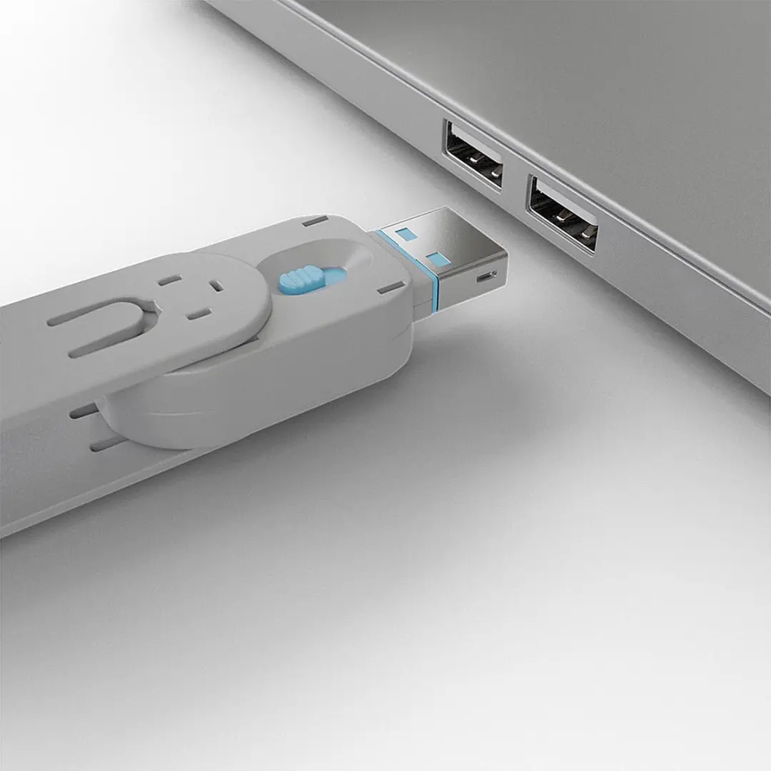 Lindy USB-A Sleutel Blauw