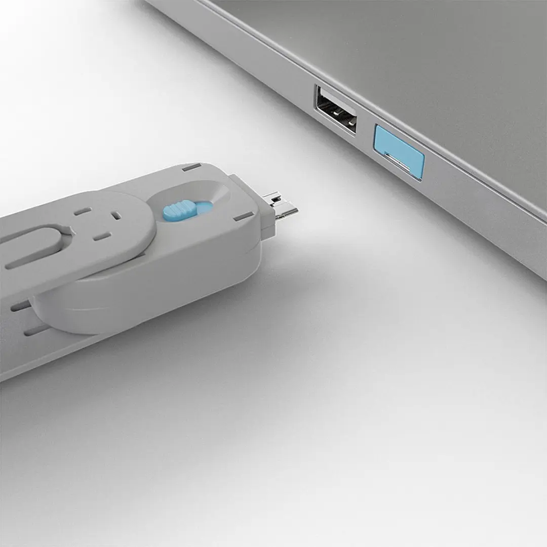Lindy USB-A Sleutel Blauw