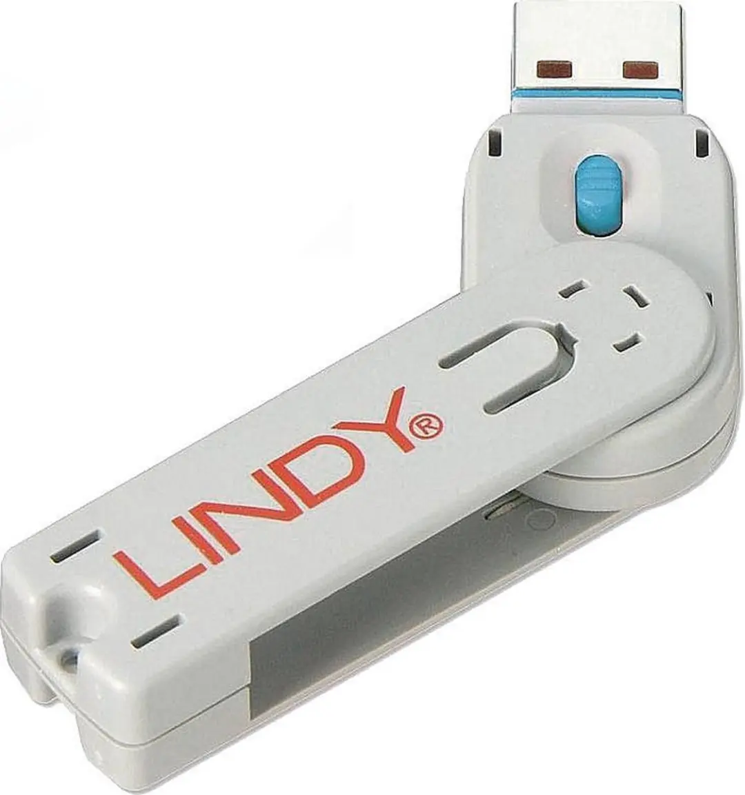 Lindy USB-A Sleutel Blauw