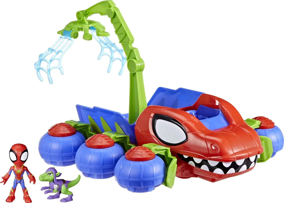 Hasbro Marvel Spidey Dino Webs Kraanauto Multicolor