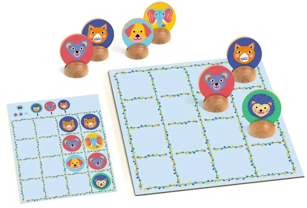 Djeco Zizanimal Logicaspel - 6 Spelers - Multicolor - afbeelding 2 van 3