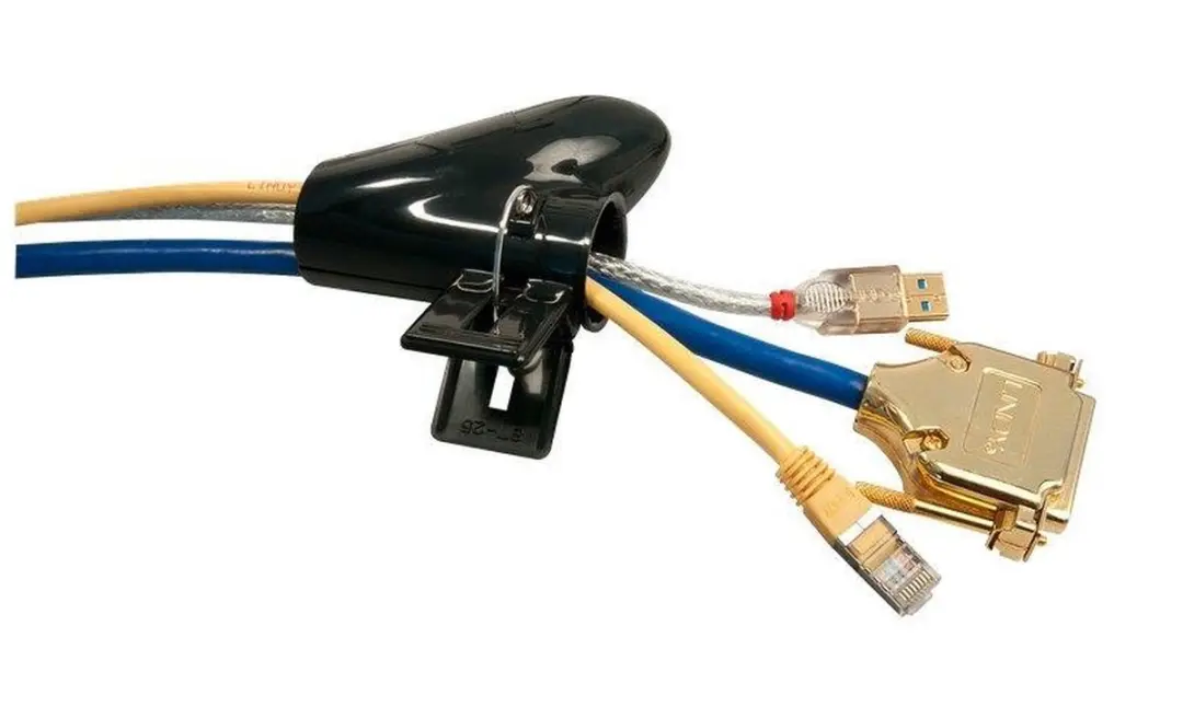 Lindy 40581 Kabelslang 19 inch - Zwart