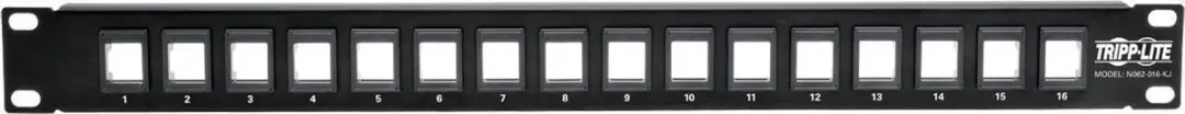 Tripp Lite N062-016-KJ Patch Paneel 1U - Zwart