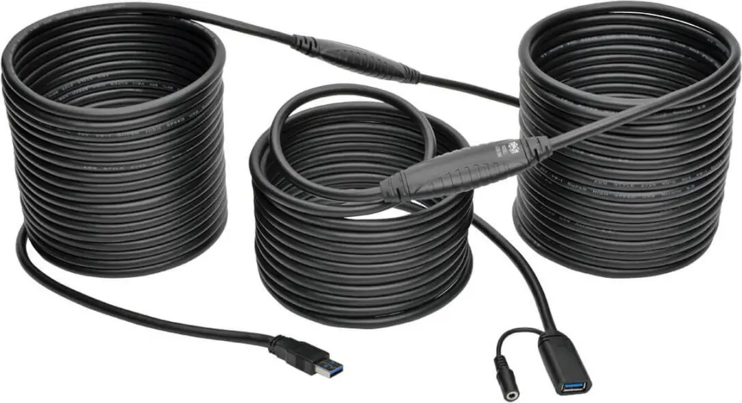 Tripp Lite U330-20M USB 3.0 Verlengkabel - 20m - Zwart