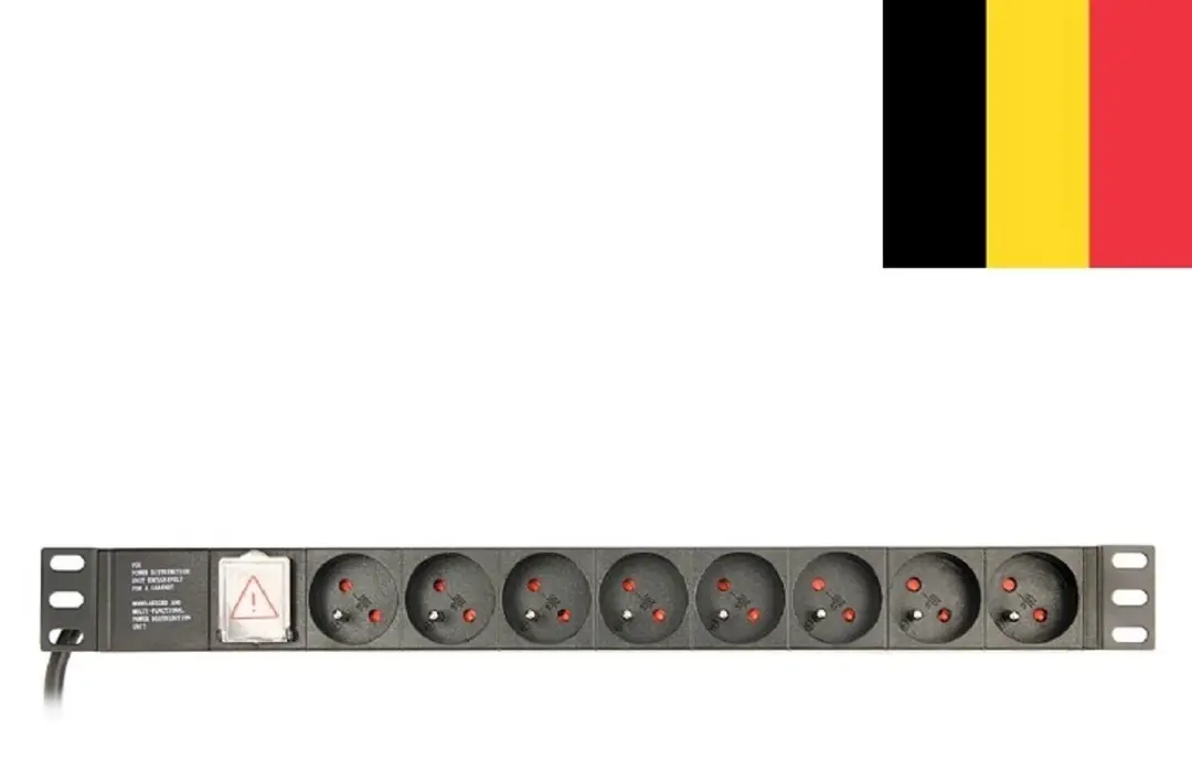 Energenie EG-PDU-014-F 19 inch Schakelbare Stekkerdoos 8x CEE 7/5