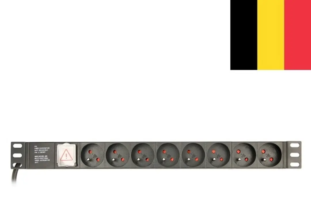 Energenie EG-PDU-014-FC14 19" IEC C14 Schakelbare Stekkerdoos 8x CEE 7/5 - 3m