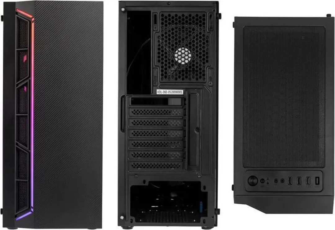 Kolink INSPIRE K7 Midi-tower Gamingbehuizing - Zwart