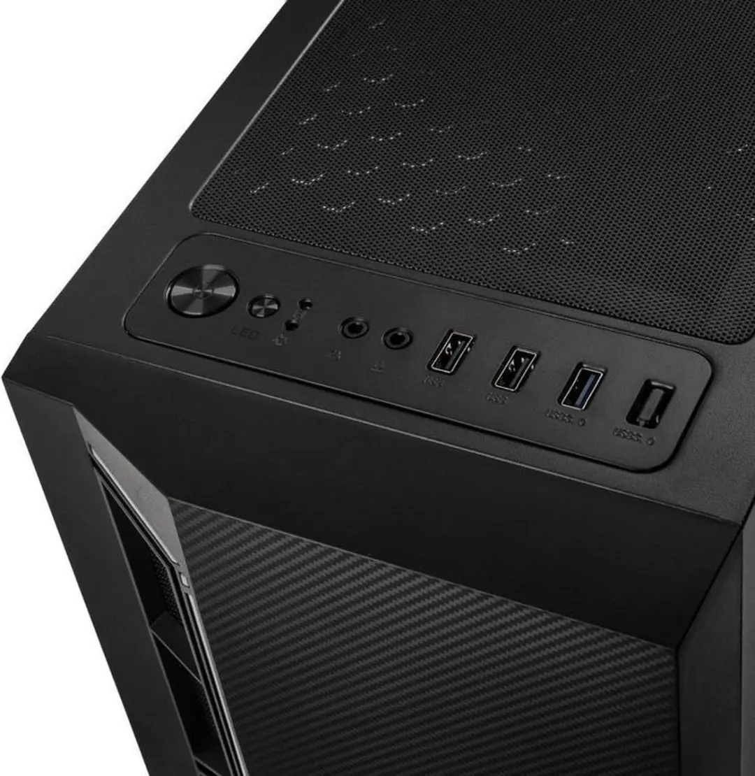Kolink INSPIRE K7 Midi-tower Gamingbehuizing - Zwart
