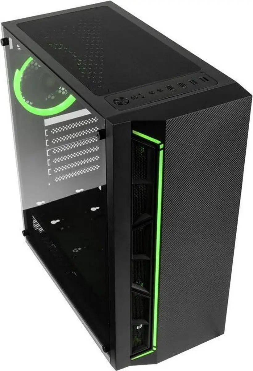 Kolink INSPIRE K7 Midi-tower Gamingbehuizing - Zwart