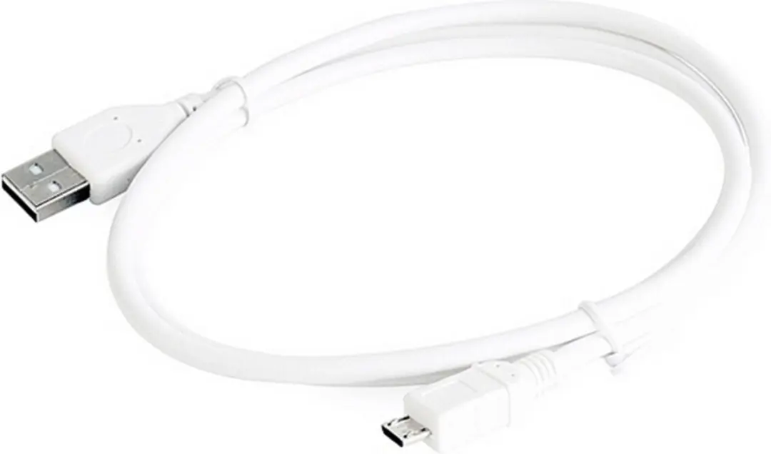 Cablexpert CCP-mUSB2-AMBM-W-1M Oplaadkabel - micro USB Wit