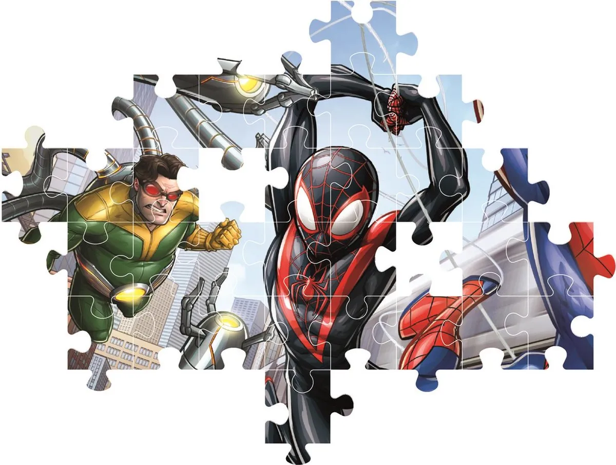 Clementoni Spider-Man Marvel Puzzel 104 Stukjes - Multi Color