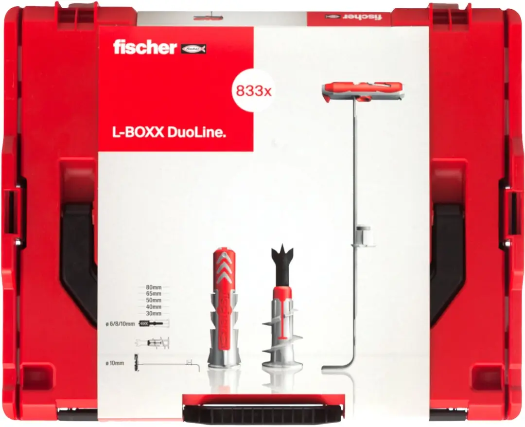 Fischer DuoPower Plugset L-BOxx 102 560491 - 833 Stuks - Wit