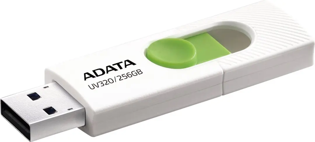 ADATA UV320 AUV320-256G-RWHGN USB-stick 256GB - Groen/Wit