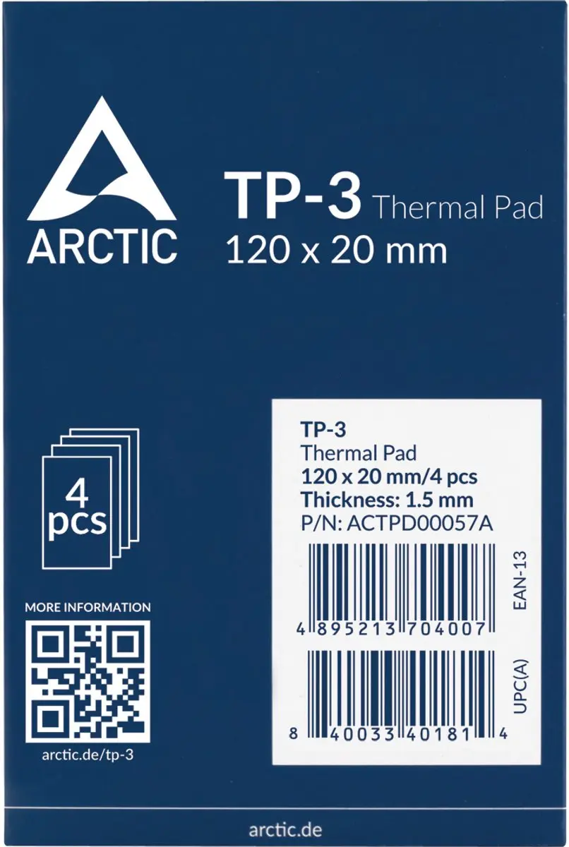 Arctic TP-3 Premium Performance Thermal Pad