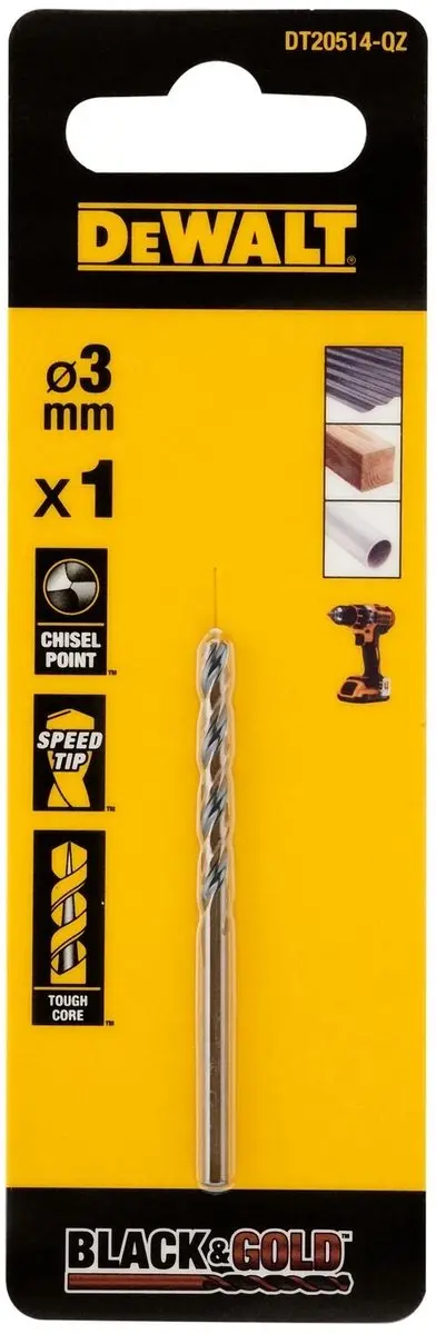 DeWalt DT20514 Metaalboor 3mm