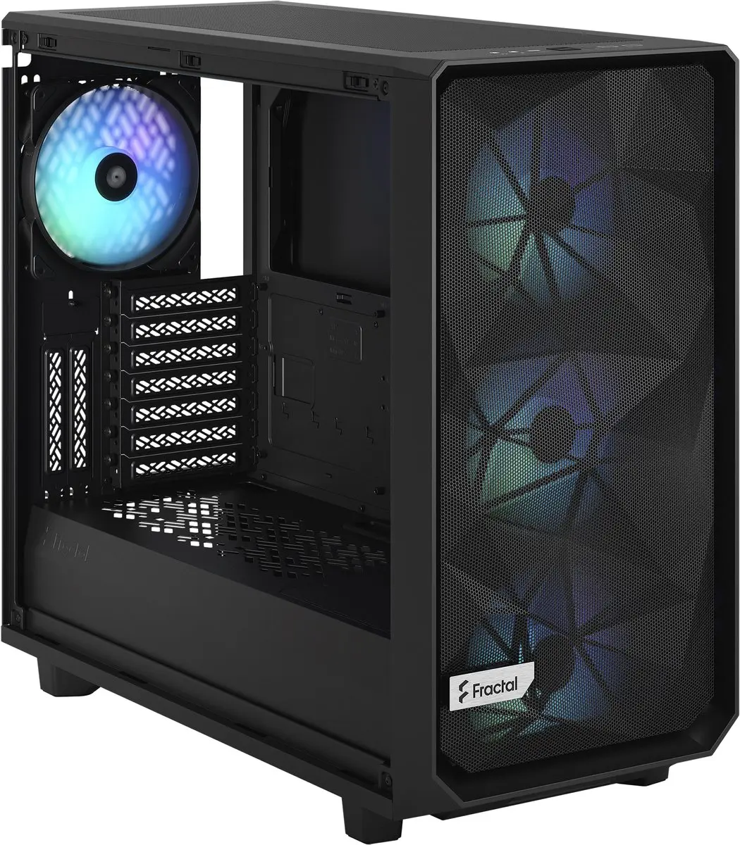 Fractal Design Meshify 2 RGB Black PC-Case - 4 Ventilatoren