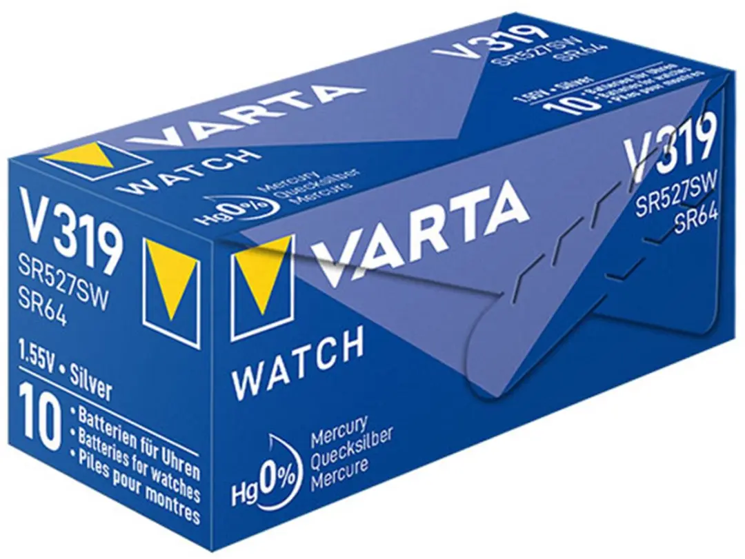 Varta V319 Knoopcel 23mAh